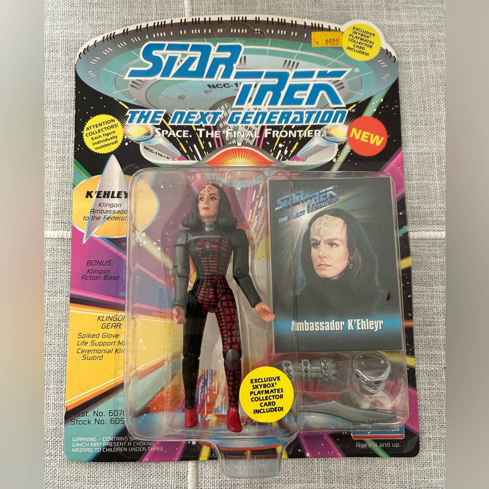1993 Star Trek Next Generation Ambassador K'Ehleyr Action Figure - NOS